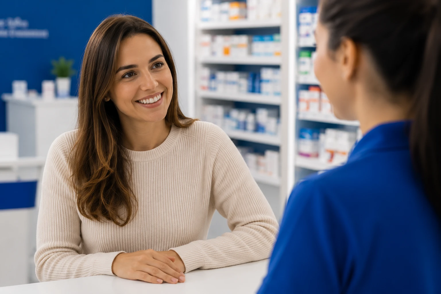 Equipe da Farmácia FarmaCity atendendo cliente em Sapucaia do Sul